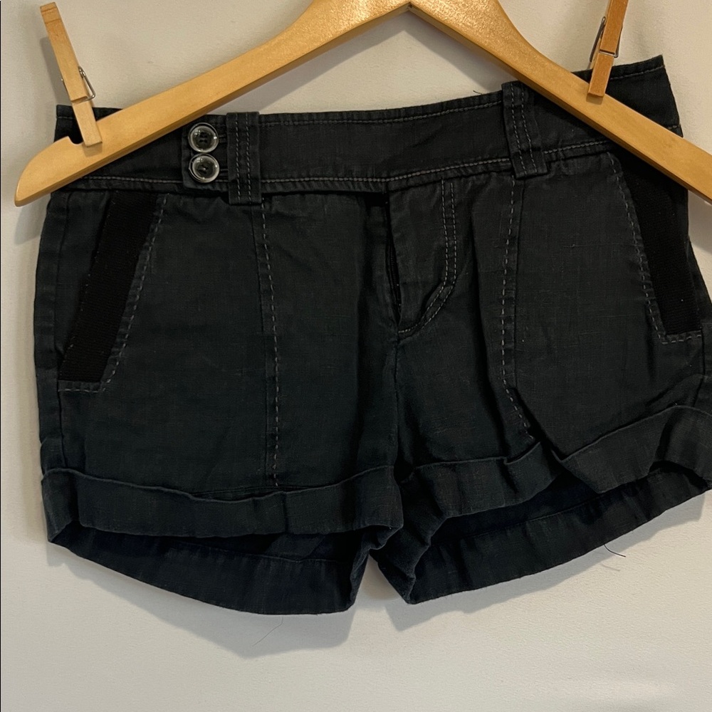 bebe Dark Gray Women's Cargo Shorts